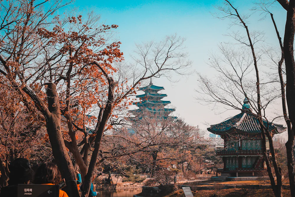 Gyeongbokgung Palace in autumn